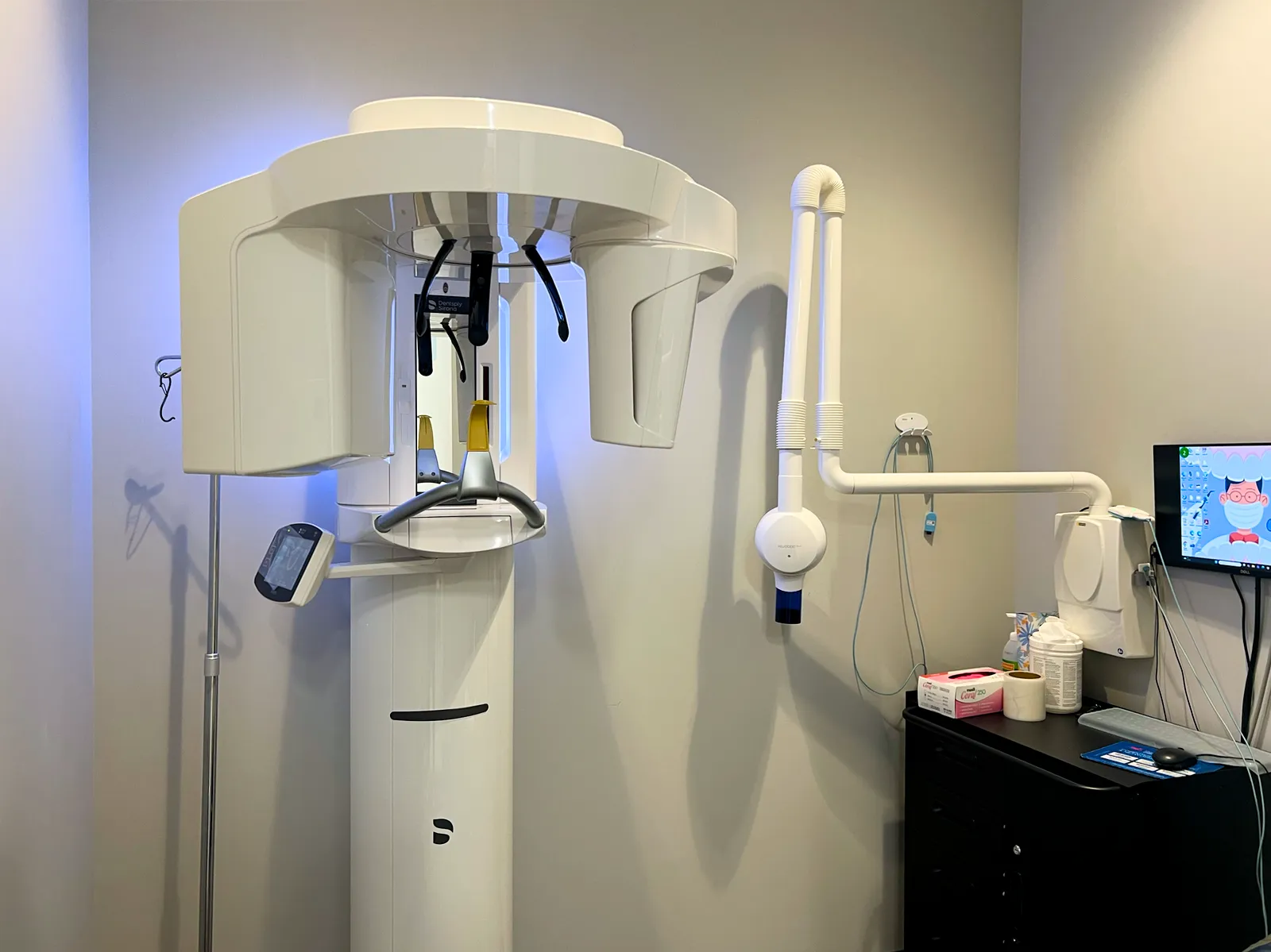 Digital X-ray imaging area at Crestmont Dental